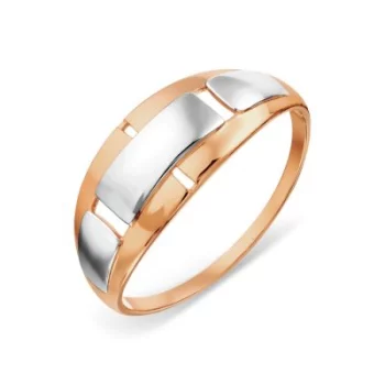 Кольцо из красного золота Линии Любви(Кольцо Т140018227)