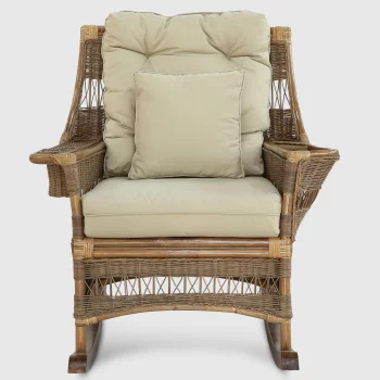 Кресло-качалка Rattan grand squeezing brown